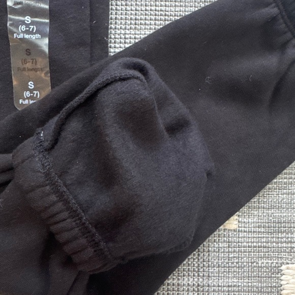 NWT GAP Kids Black With Pink Logo Jogger Sweatpants Girls Size S (6/7) - Picture 8 of 8